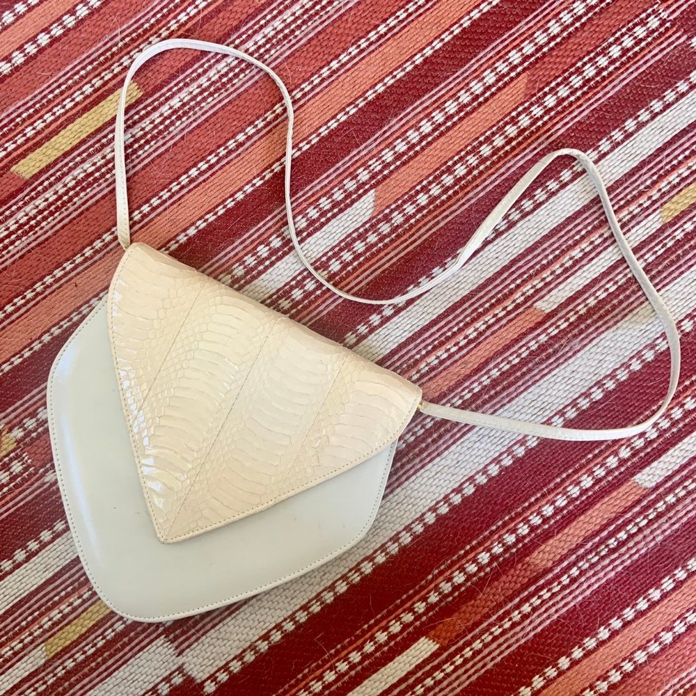 Vintage Snakeskin Handbag